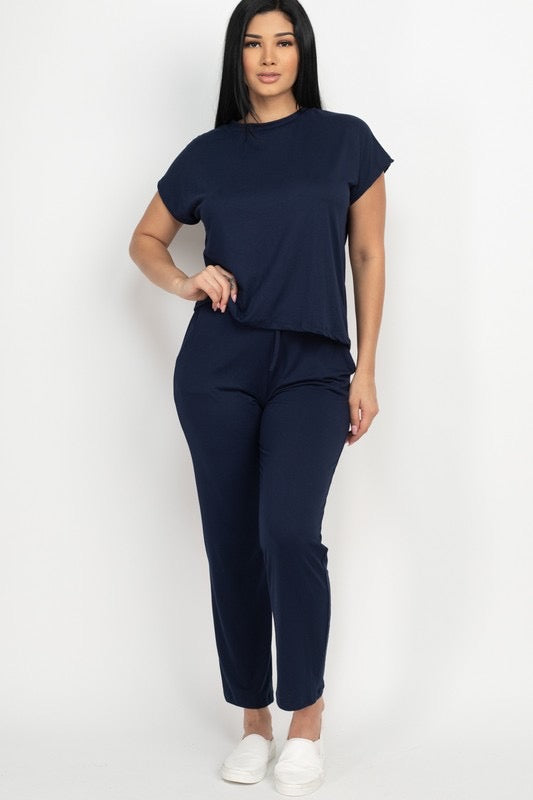 BASIC WEAR SET -NAVY