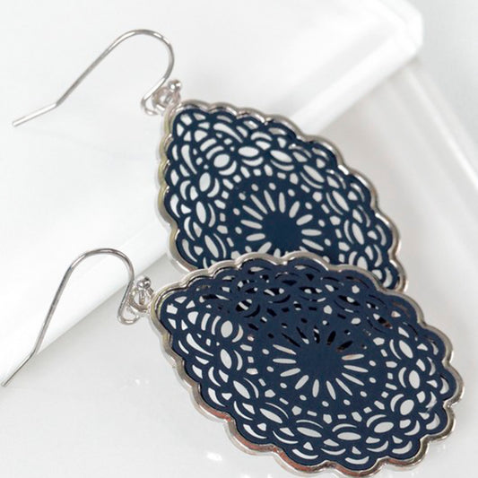 Navy Lady Earrings